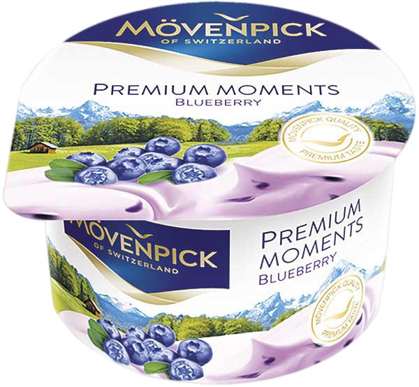 Йогурт Черника Movenpick 5% 100г