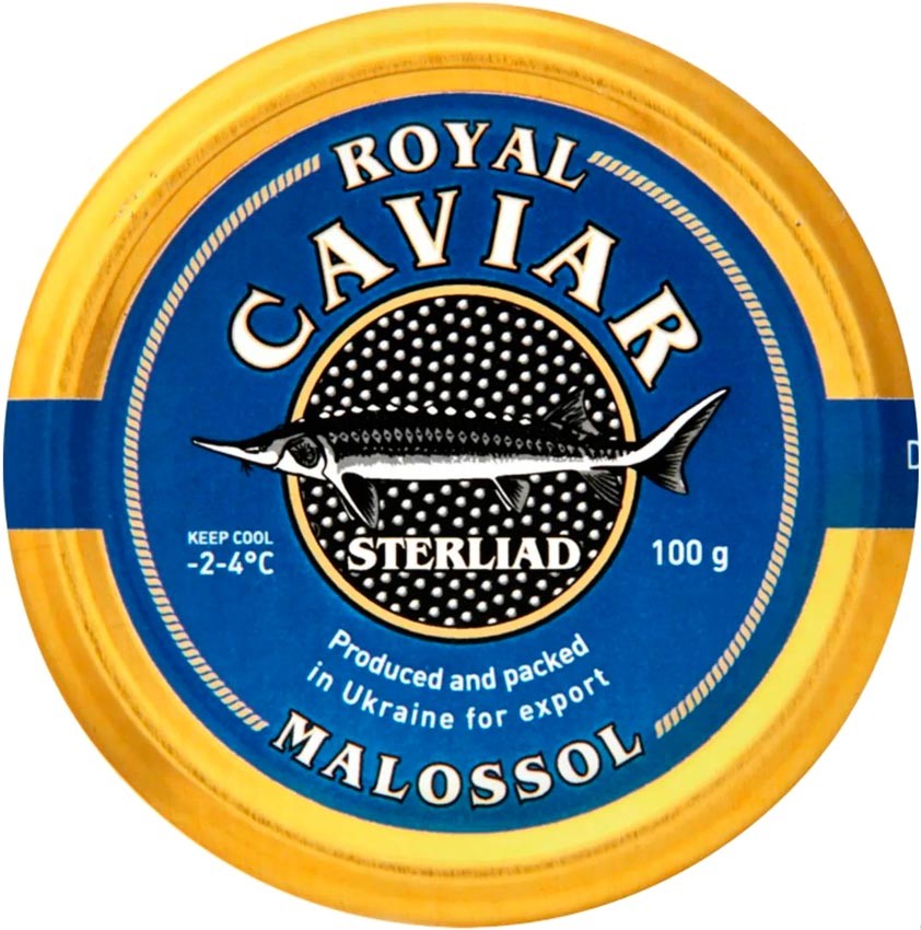 Ікра Royal Caviar чорна стерляді 100 г