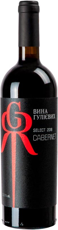 Вино Вина Гулиевых Select Каберне сухое красное  13% 0,75л