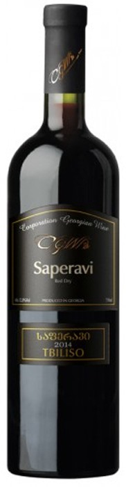 Вино Tbiliso Saperavi червоне сухе 11% 0,75 л