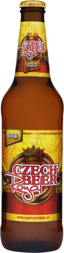 Пиво светлое Royal Czech Beer GOLD 5% 0.5л
