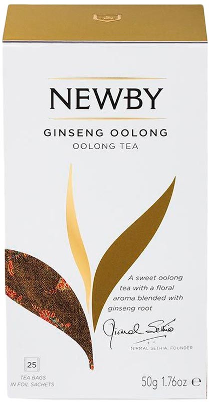 Чай Newby Ginseng Oolong 25 пакетиков