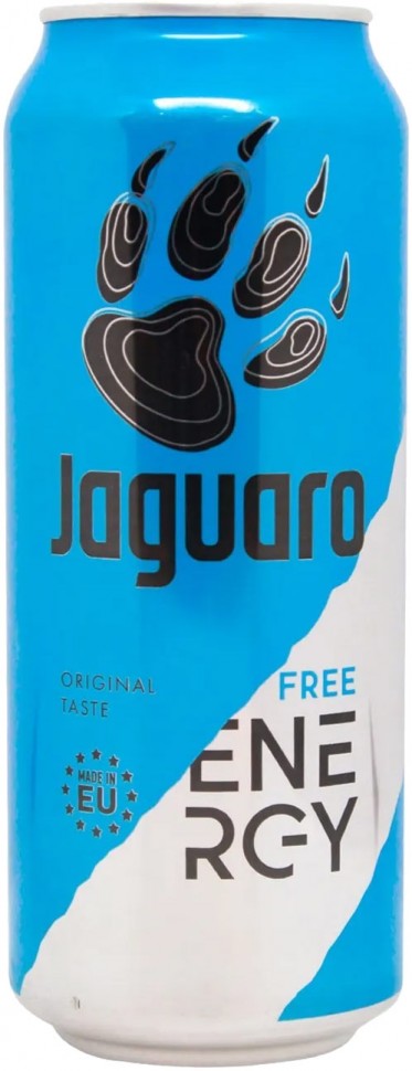 Напиток безалкогольный энергетический Jaguaro Original 0,5л