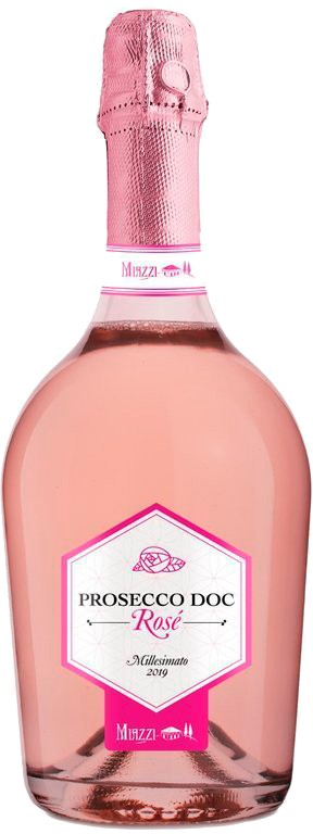 Вино SPUMANTE PROSECCO DOC ROSE MIAZZI 2020 игристое розовое сухое 11,0% 0,75 л
