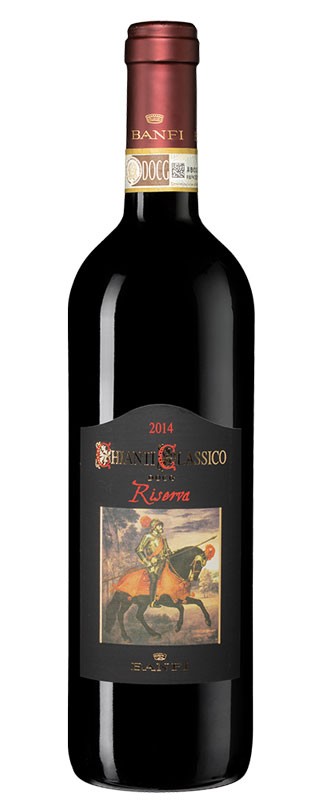 Вино Chianti Classico Riserva, Castello Banfi,0,75л черв сухе 13,5%