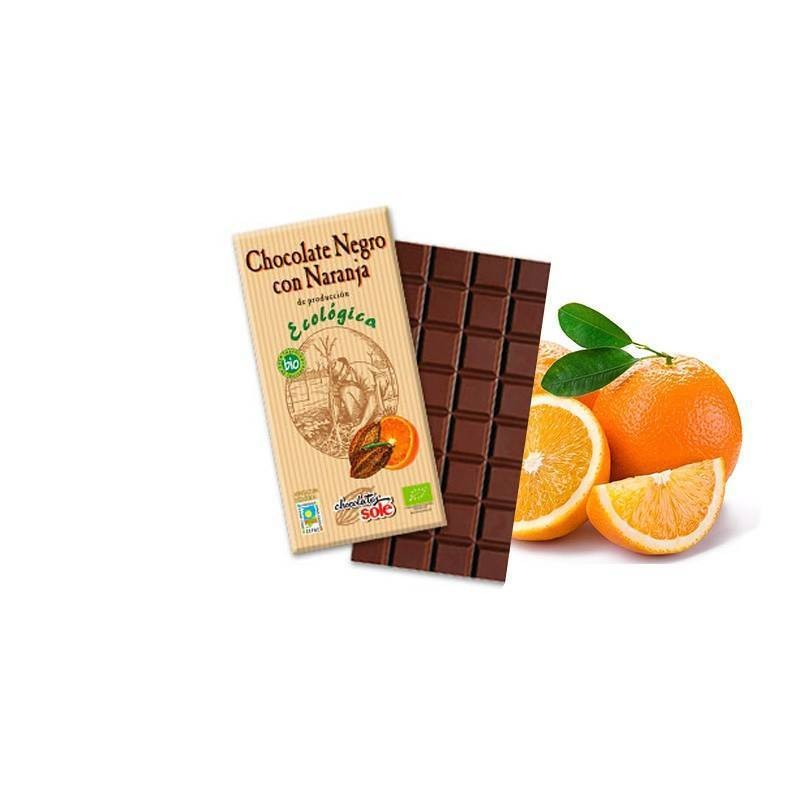 Шоколад Органический Sole темный Апельсин 100г