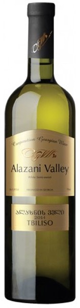 Вино Tbiliso Alazani Valley белое полусладкое 11% 0,75 л