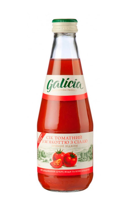 Сок Galicia томатный гомоген. 0,3л