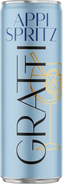 Слабоалкогольный газированный напиток Gratti Appi Spritz 4.5% 0.25 л