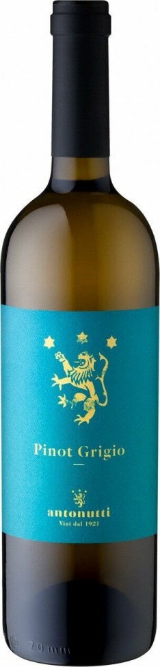Вино ANTONUTTI Pinot Grigio DOC Friuli Grave белое тихое сухое 13,0% 0,75
