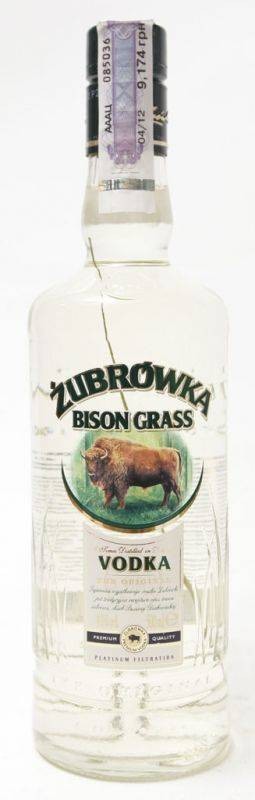 Водка Zubrowka Bison Grass 0,7л