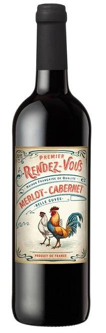 Вино Premier Rendez-Vous Merlot-Cabernet 2015 красн.сухое 0,75л 13,5