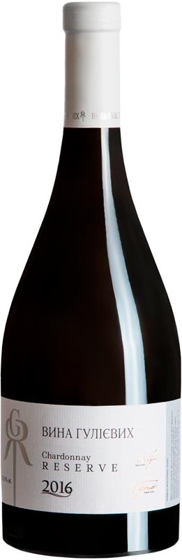 Вино Вина Гулиевых Шардоне Reserve сухое белое 10-13% 0,75л