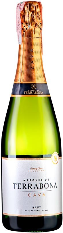 Вино игристое Marques de Terrabona Cava Brut белое сухое 11,5% 0,75л