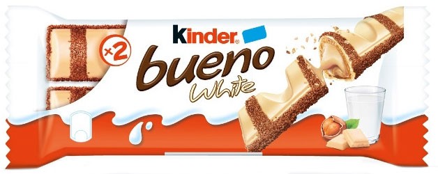 Батончик шоколадний Kinder Bueno White 43 г