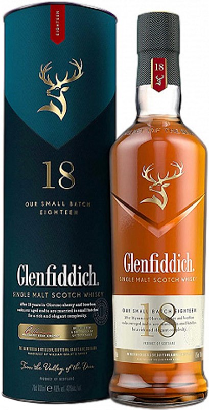 Виски Glenfiddich 18 YO 40% 0,7л