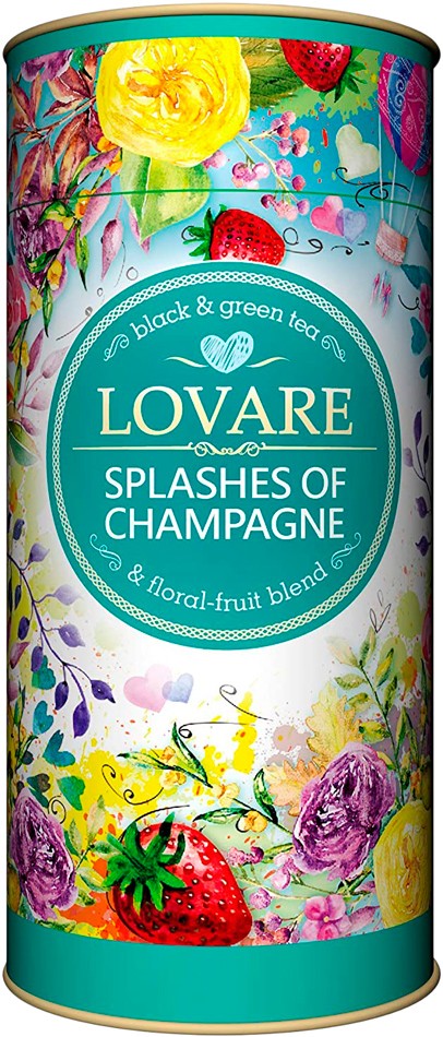 Чай Lovare Champagne Splashes Брызги шампанского 80 г