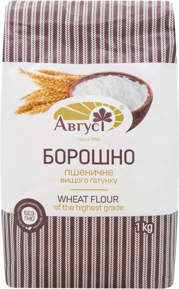 Борошно пшеничне Август 1 кг