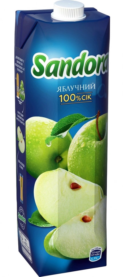 Сік Sandora Яблучний 0,95 л