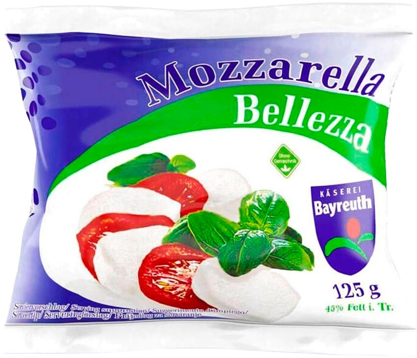 Сыр Bellezza Моцарелла 45% 125 г