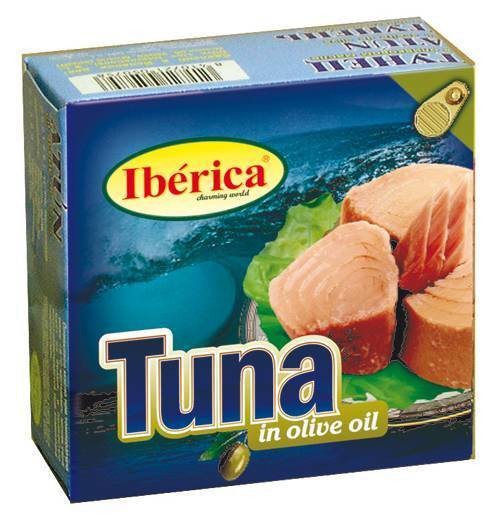 Тунец в оливковом масле Iberika Tuna 160г ж/б