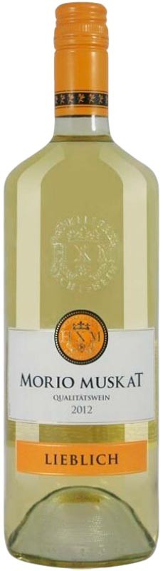 Вино HXM Morio Muscat Lieblich біле напівсолодке 9,5% 1л