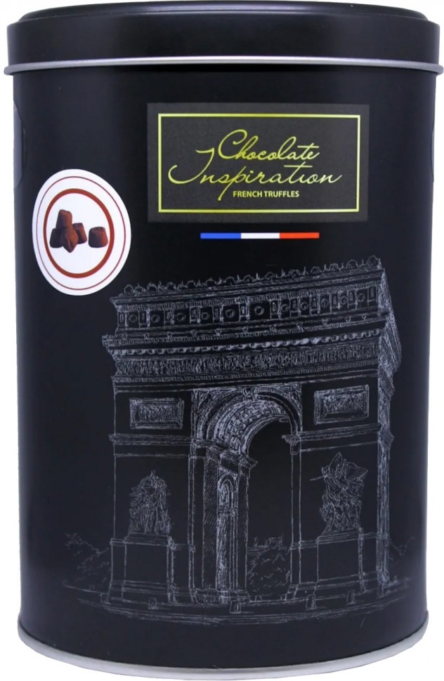 Конфеты французские трюфели Chocolate Inspiration 76% 200 г ж/б
