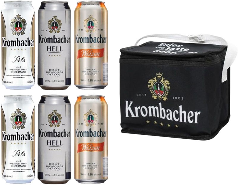 Набор пива Krombacher 6х0.5 л + термосумка