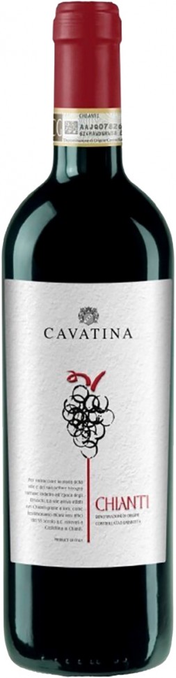 Вино Cavatina Chianti DOCG красное сухое 12,5% 0,75 л