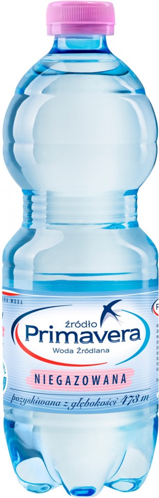 Вода негазированная Primavera 0.5л