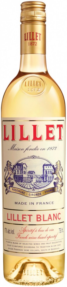 Аператив на основе вина Lillet Blanc 0,75л 17%
