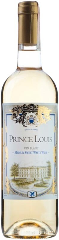 Вино Prince Louis Blanc Sweet біле напівсолодке 10,5% 0,75л