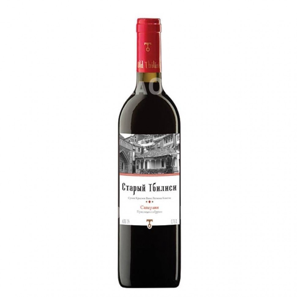 Вино Сапераві Старий Тбілісі червоне сухе 11-14,5% 0,75л