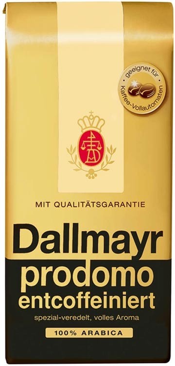 Кофе Dallmayr Prodomo Entcoffeiniert 500 г