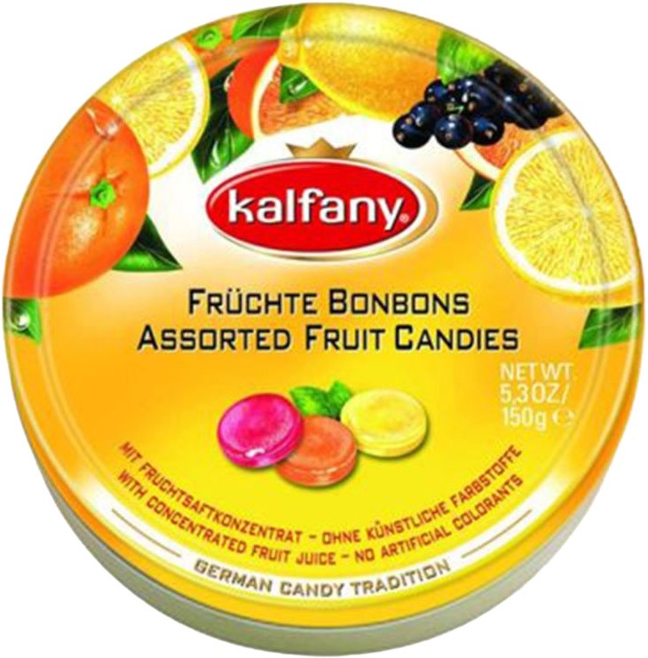 Льодяники Kalfany Fruit асорті 150 г