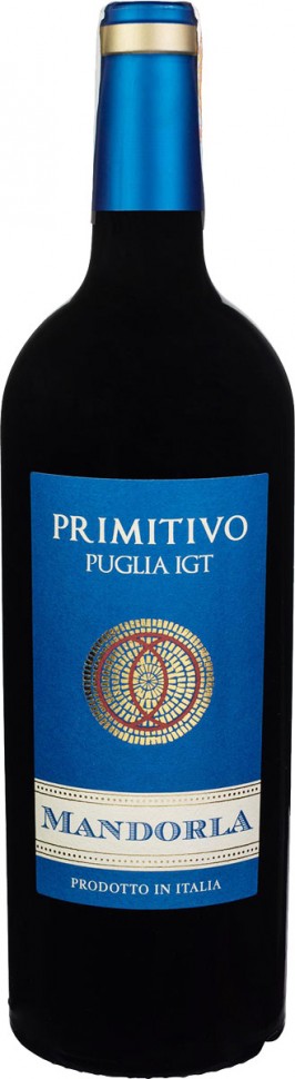 Вино Primitivo Mandorla Puglia IGT красное сухое 0.75 13.5% Италия