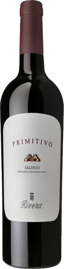 Вино Rivera Primitivo Salento красное сухое 13,5% 0,75л