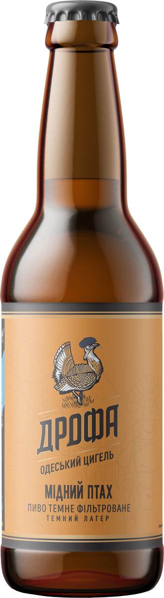 Пиво Drofa Медная Птица темное 5,9% 0,5л