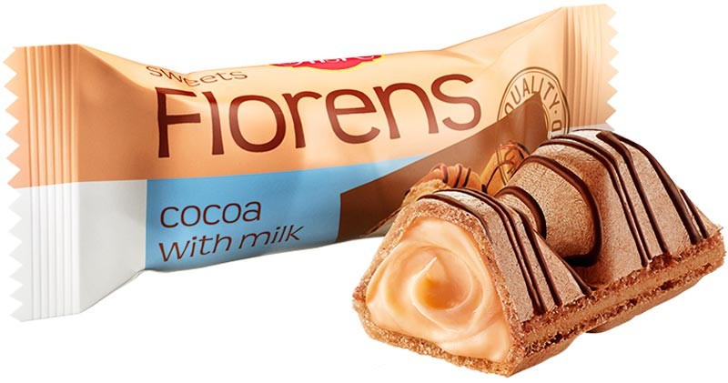 Конфеты АВК Florens какао с молоком