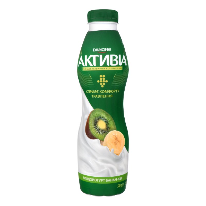 Йогурт Активиа Банан-киви 1,5% 580г