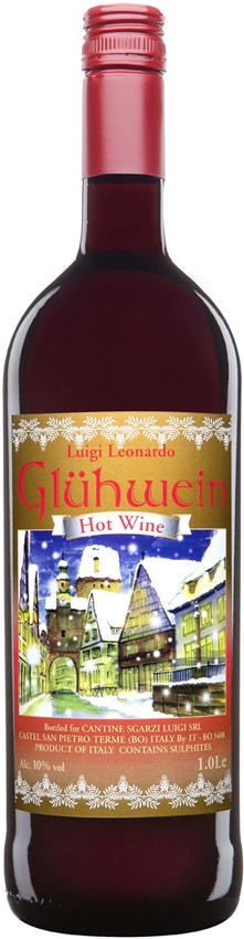 Вино Luigi Leonardo Gluhwein красное полусладкое 0.75 л