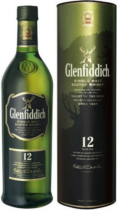 Виски Glenfiddich 12 yo 0,5л 40%