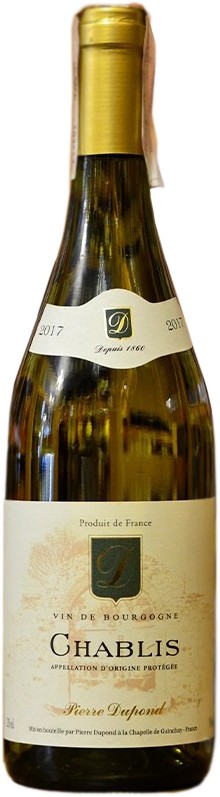 Вино Pierre Dupond Chablis vin de Bourgogne белое сухое 12% 0,75л