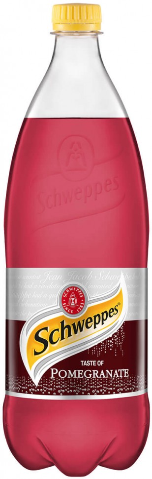 Напій безалкогольний сильногазований Schweppes Pomegranate 1л