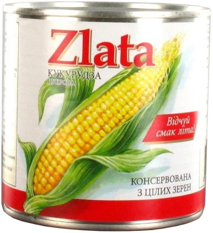 Консервированная кукуруза Zlata 340 г