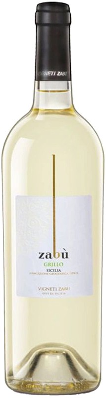 Вино Vigneti Zabu Grillo белое сухое 12,5% 0,75л