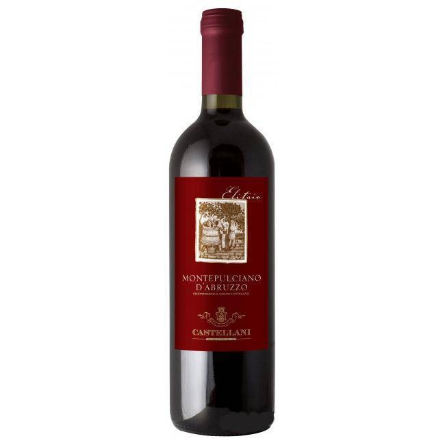 Вино Montepulciano D`Abruzzo Elitaio Castellani красное сухое 12% 0,75л