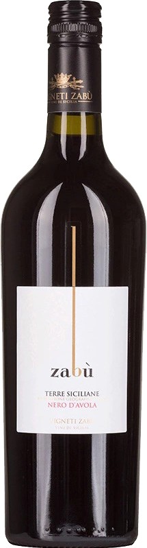 Вино Vigneti Zabu D'Avola Sicilia красное сухое 13,5% 0,75л