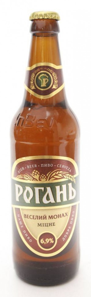Пиво светлое Рогань Веселий монах 0,5л