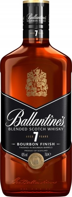 Віскі Ballantine`s 7 років Bourbon Finish 0,7л 40%